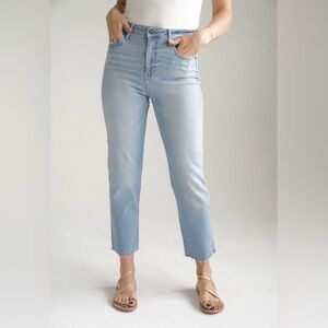 Carly Jean Los Angeles Sky Blue Ankle Jeans Chrissy